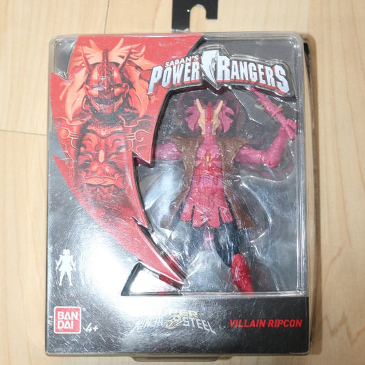 Saban'S Power Rangers~Super Ninja Steel~Villain Ripcon~Nip Action Figure~4 & Up