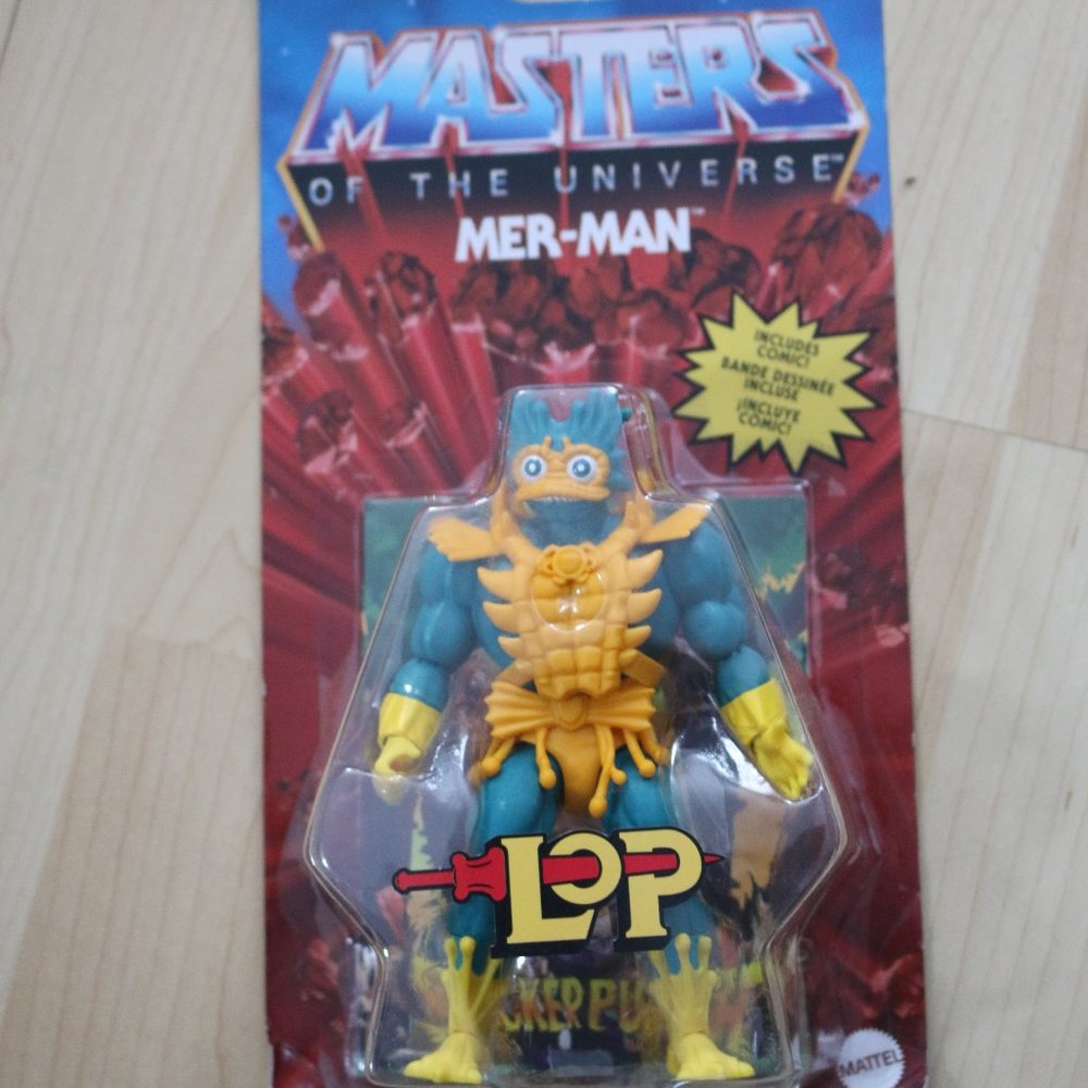 2021 Masters Of The Universe Origins Mer-Man Lop Sealed Retro Action Figure Motu