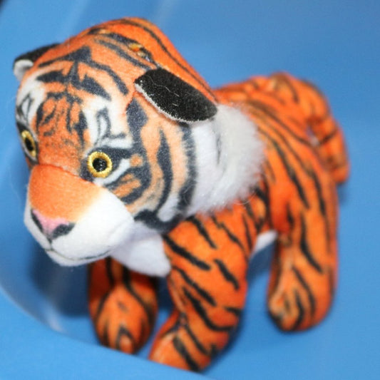 National Geographic Kids Bengal Tiger Mini 3" Plush Toy Used Tiny Animal African