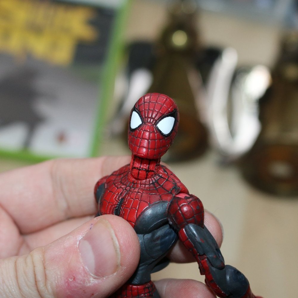 Vintage spiderman best sale action figure