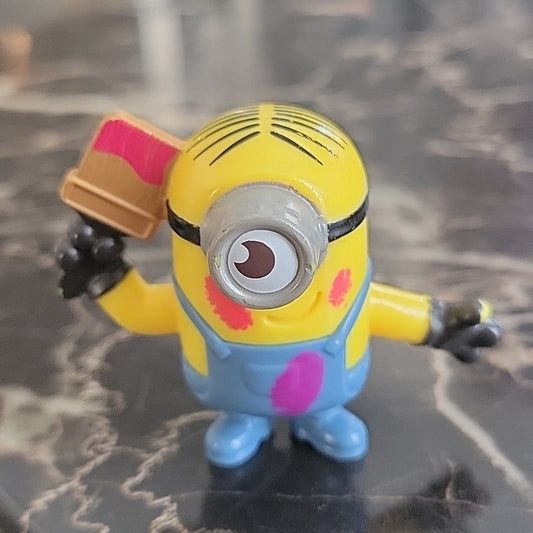 Minion Figure Mini Toy Paint Painting Artist Cute