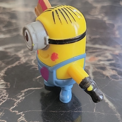 Minion Figure Mini Toy Paint Painting Artist Cute