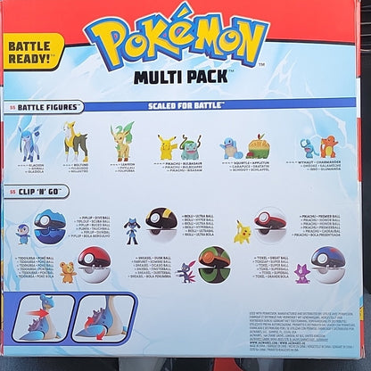 Pokemon Battle Feature 5 Figures Multi Pack Lapras Jazwares Limited