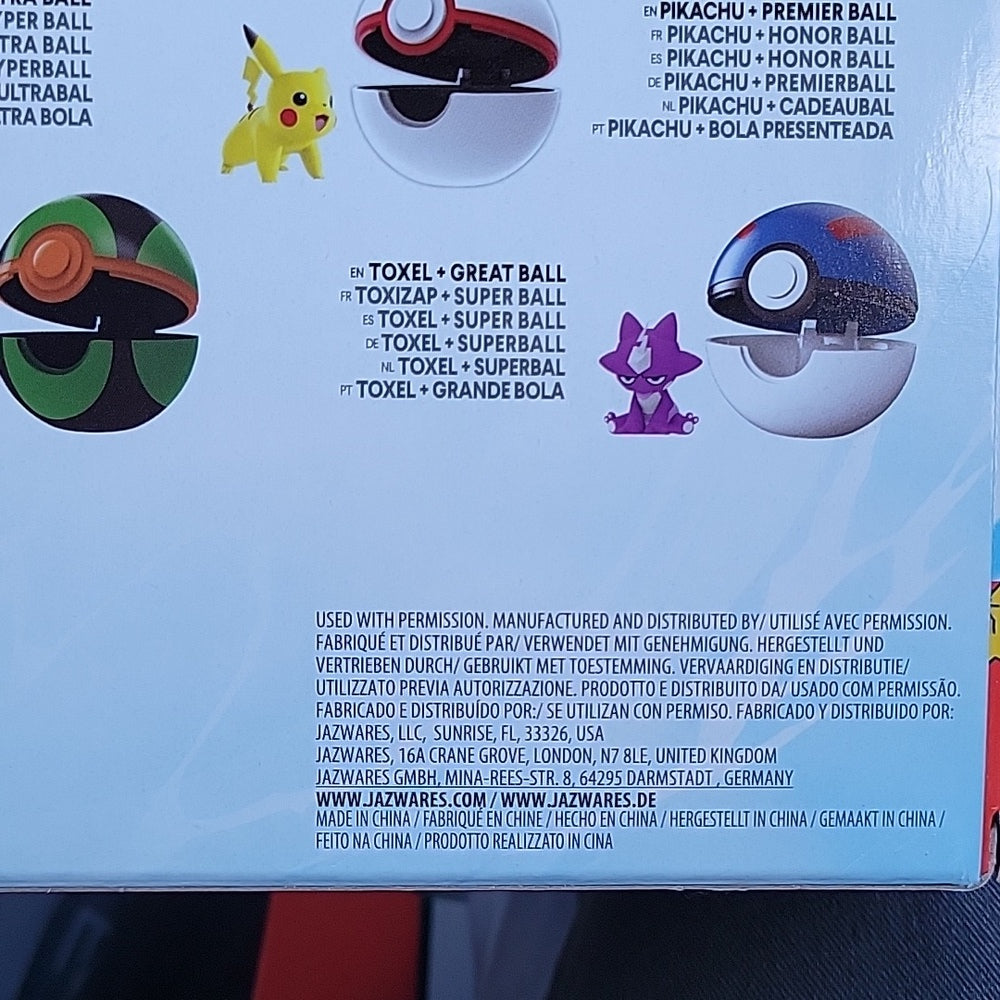 Pokemon Battle Feature 5 Figures Multi Pack Lapras Jazwares Limited