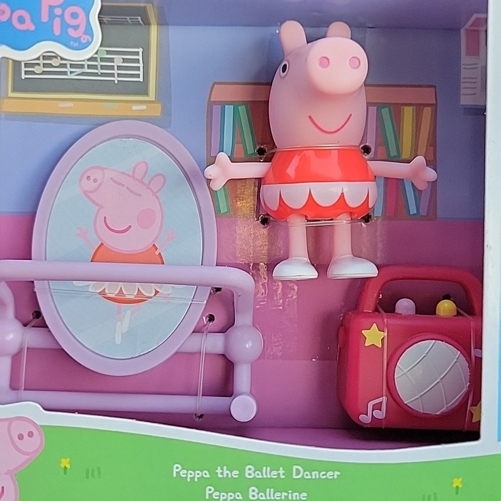 Peppa Pig- Peppa The Ballet Dancer Toy Figure And Accessories New