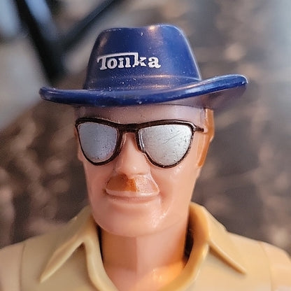 Vintage 1979 "Big Duke", 8" Tonka Bronco Driver Action Figure, Man With Glasses