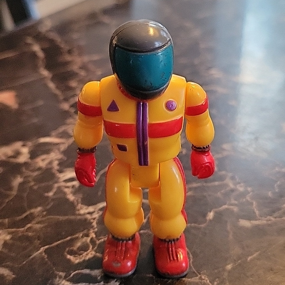 Vintage Little Tikes Race Car Motorcycle Driver Articulated Action Figure Toy